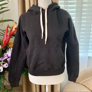 Urban Outfitters black hoodie w white drawstrings